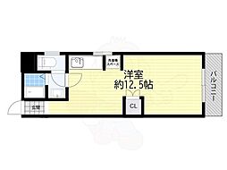 ユウビ・パレス樫切山 1DKの間取図画像