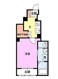 neo-ANEs 1Kの間取図画像