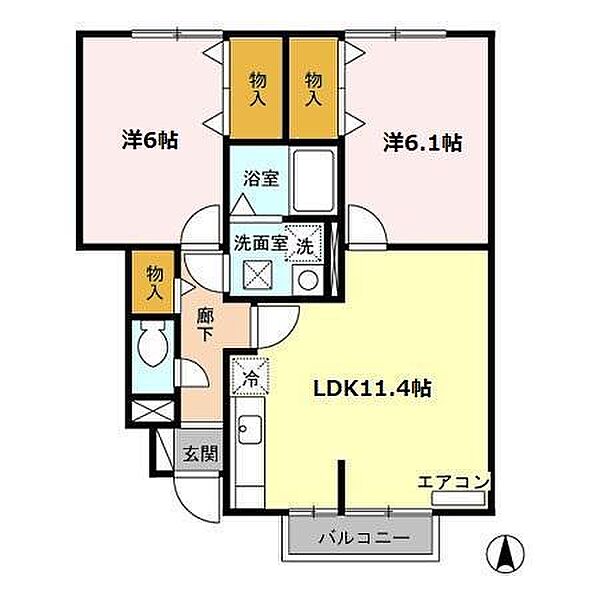 同じ建物の物件間取り写真 - ID:205000482903