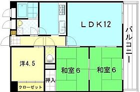 ライフステージ山王 504 ｜ 秋田県秋田市川元山下町（賃貸マンション3LDK・5階・66.24㎡） その2