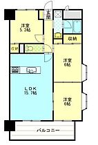 スカイレジデンシア山王 606 ｜ 秋田県秋田市山王3丁目（賃貸マンション3LDK・6階・70.01㎡） その2