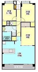 コートビレッジSANNO 3LDKの間取図画像