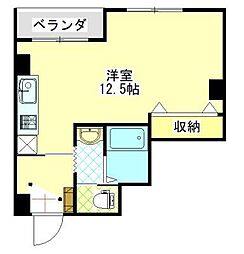 ジョイシード大町 ワンルームの間取図画像