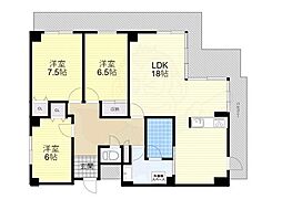 ロイヤル南茨木 6階/-