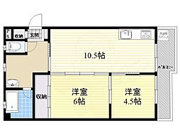 桜ヶ丘コーポ 4階