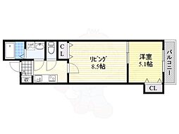 クリエオーレ別府 2階