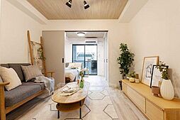 大阪モノレール本線 摂津駅 徒歩14分の賃貸アパート 2階1LDKのリビング/ダイニング