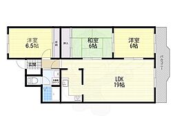 白川高層住宅11号 3階