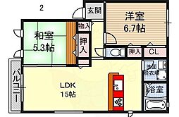 ハイツヒシタニ 1階/-
