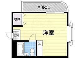 プラットホーム沢良宜 ワンルームの間取図画像
