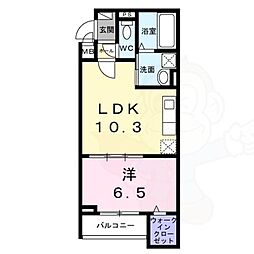 東一津屋アパート 3階/-