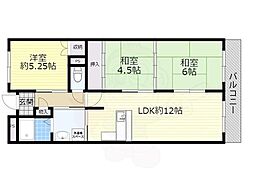 グランドール2 3LDKの間取図画像