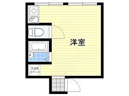 大手ビル 1Kの間取図画像
