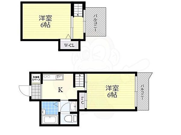 Five Two ｜大阪府大阪市東淀川区柴島３丁目(賃貸マンション2K・9階・38.00㎡)の写真 その2