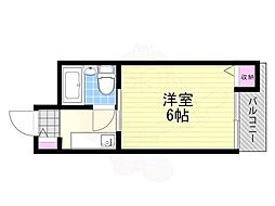 エクト1 5階1Kの間取り
