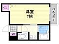 メルヘンハイツ7階4.3万円
