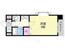 セブンハイツ 1Kの間取図画像