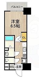 ArtizA新大阪D.C. 1Kの間取図画像