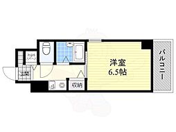 サンロード新大阪2 1Kの間取図画像