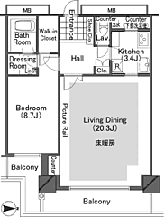 物件の間取り