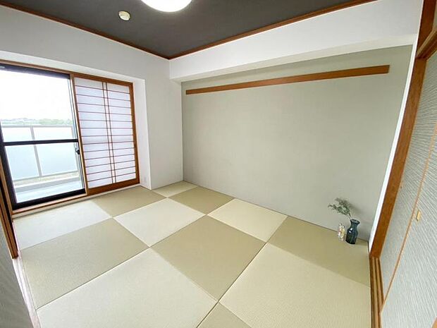 お子様のお昼寝スペース・プレイルームにも使いやすい和室！ＬＤＫとつなげても使えます！