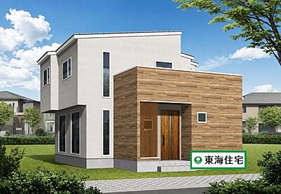 外観:まるで注文住宅のようなデザイン新邸+(完成予想図の為、実際の外観や仕様と異なる場合がございます) 外観:まるで注文住宅のようなデザイン新邸+(完成予想図の為、実際の外観や仕様と異なる場合がございます)