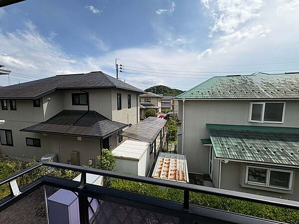 2階バルコニーからの開放的な眺望