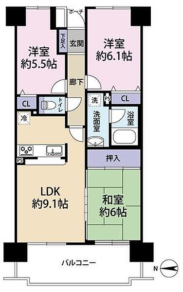 間取り：304000345366