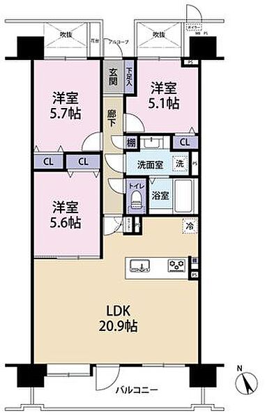 間取り：304000347018