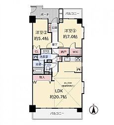 間取図画像 2SLDK