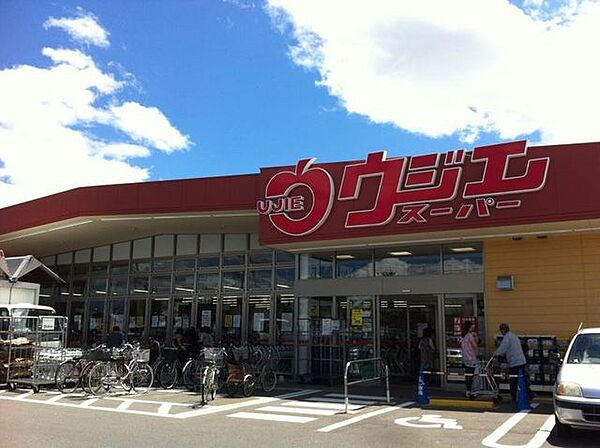 ウジエスーパー袋原店 徒歩7分。 530m