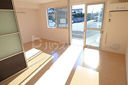 JR常磐線 北柏駅 バス10分 花野井神社下車 徒歩2分の賃貸アパート 1階1LDKのリビング/ダイニング