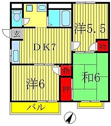 間取図画像 3DK