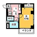 サンゼル田柄23階6.5万円