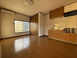 第4小野荘 2階ワンルームのリビング/ダイニング