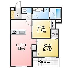L's Plus 豊玉中 2LDKの間取図画像