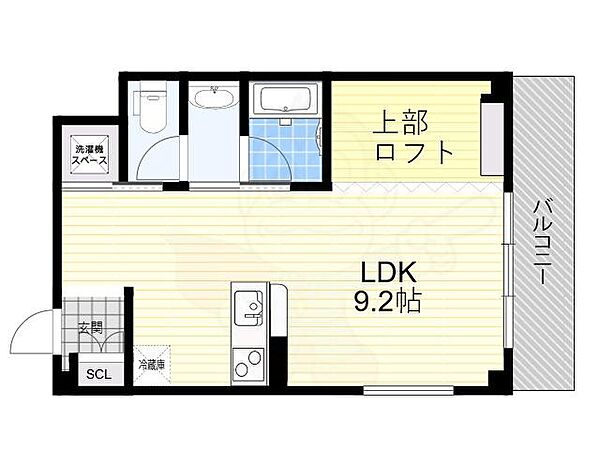 ブロス森小路 ｜大阪府大阪市旭区森小路２丁目(賃貸マンション1LDK・3階・29.21㎡)の写真 その2