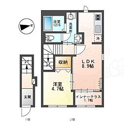 間取図画像 1LDK