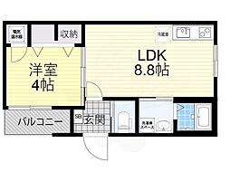 間取図画像 1LDK