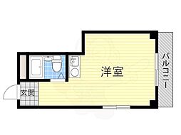 エムロード関目 ワンルームの間取図画像