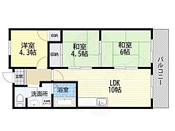 メゾン・ド・ソレイユ 3LDKの間取図画像