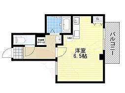 アイファースト成育 ワンルームの間取図画像