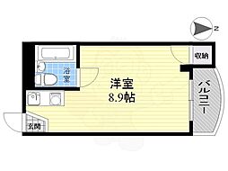 FDS内代 ワンルームの間取図画像