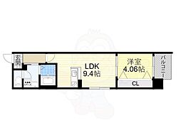 V-GARAGEAKAGAWA 1LDKの間取図画像