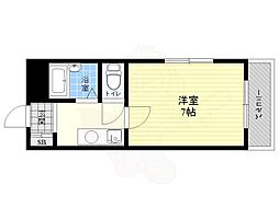 ボナール・サジキ 1Kの間取図画像