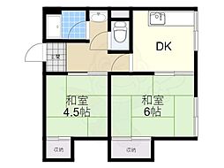 間取図画像 2DK