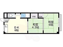 間取図画像 2DK