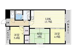 阪急宝塚本線 曽根駅 徒歩15分 3階/-