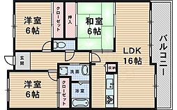 エトワール緑丘 3LDKの間取図画像