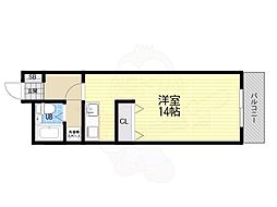 ハウス・フェイグライン・ワダ ワンルームの間取図画像
